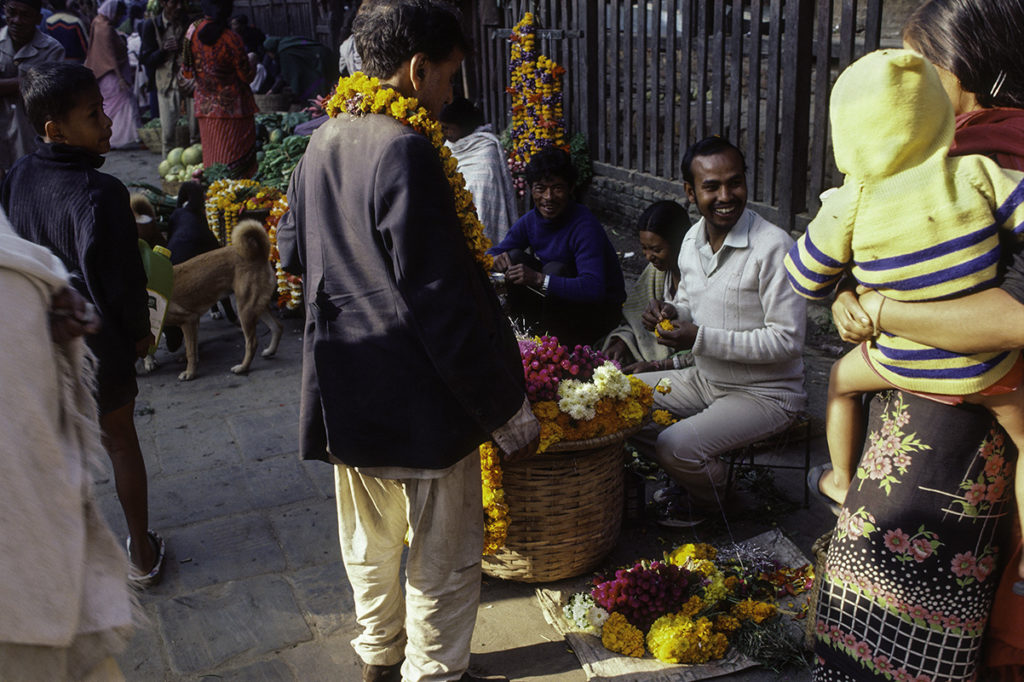 Flower Vendor Kathmandu